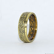 Украшения handmade. Livemaster - original item Tunisian 50 millim Coin Ring, brass. Handmade.