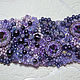 Wide Bead Bracelet Ultraviolet Bracelet for Prom. Cuff bracelet. sevenline. Online shopping on My Livemaster.  Фото №2