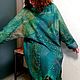 Валяная туника платье Зеленые реки, Платья, Москва,  Фото №1