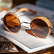 Аксессуары handmade. Livemaster - original item Wooden polarized Milton sunglasses. Handmade.