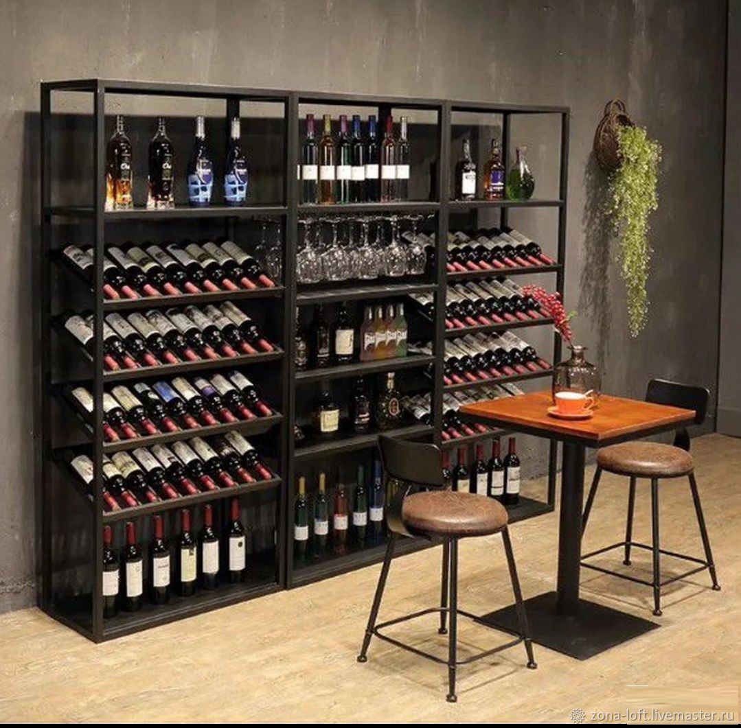 шкафы для бутылок с вином