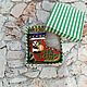 Винтаж: Ёлочные игрушки, клуазоне. Игрушки винтажные. Mademoiselle Vintage (Юлия). Ярмарка Мастеров.  Фото №14