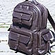 Men's leather backpack ' EL», Men\\\'s backpack, St. Petersburg,  Фото №1