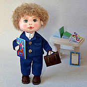 Куклы и игрушки handmade. Livemaster - original item interior doll. The schoolboy doll. Handmade.