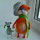 Cat and mouse ' for a walk', Stuffed Toys, Ufa,  Фото №1