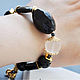 bracelet : Black Agate. Bead bracelet. Katya Design Jewelry. My Livemaster. Фото №4
