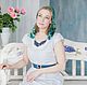Косынка из шифона "ПАРАСКЕВА-1". Платки. Olga_veresk. Интернет-магазин Ярмарка Мастеров.  Фото №2