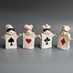 'Aces ' Porcelain figurines-bells, Figurines, Moscow,  Фото №1