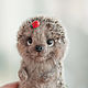 Felted toy hedgehog and Daisy. Felted Toy. Felt toy fromKristina Antropova. My Livemaster. Фото №4
