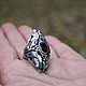 Silver Butterfly ring with garnet. Rings. kot-bayun. My Livemaster. Фото №6