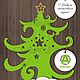Custom Christmas tree (with logo or photo frame). Tree. Butik Podarkov - dekor iz dereva. Ярмарка Мастеров.  Фото №11