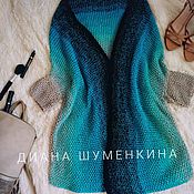 Одежда handmade. Livemaster - original item Knitted summer cardigan gradient. Handmade.
