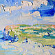 Море пейзаж маслом на холсте на подрамнике. Картина море масло, Картины, Пушкино,  Фото №1