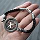 Bracelet braided amulet Tree of life. 925 sterling silver. Braided bracelet. kot-bayun. My Livemaster. Фото №4