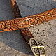 Men's leather belt 'Classic brown' 5cm WIDE. Straps. schwanzchen. My Livemaster. Фото №5