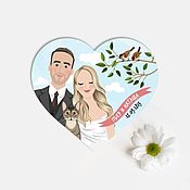 Электронные пригласительные на свадьбу с женихом и невестой на траве