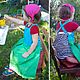 Children's aprons for creativity. Children's apron without strings. Childrens Dress. Tatyana Kazanskaya (Pottery Apron). My Livemaster. Фото №4