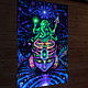 Order New, super-cool fluorescent painting 'Ganesh'. Fractalika. Livemaster. . Pictures Фото №3