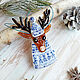 Reindeer. Glass Fusing. Christmas decor. Christmas decorations. MyFusedGlass. My Livemaster. Фото №5