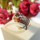 Vintage 'Flower' ring 18k gold. Vintage ring. Handwork of jewelry.. Online shopping on My Livemaster.  Фото №2