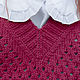 Ажурный жилет вязаный для девочки. Жилет. VA kids knitwear. Ярмарка Мастеров.  Фото №15