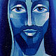 Картина маслом на холсте "Иисус" Духовная живопись. Картины. Картина от Ани. Ярмарка Мастеров.  Фото №5