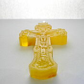 Украшения handmade. Livemaster - original item Crucifix amber thread R-524. Handmade.