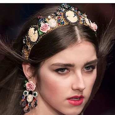 Диадемы Tiara " Cameo " c серьгами. . Украшения ручной работы - Ярмарка Мастеров Украшения ручной работы. Ярмарка Мастеров - ручная работа Диадемы Tiara " Cameo " c серьгами. Handmade.