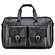 Leather travel bag 'Baltimore' (black), Travel bag, St. Petersburg,  Фото №1