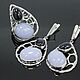 Ring Earrings Amethyst Aventurine 925 Sterling Silver GR0014, Jewelry Sets, Yerevan,  Фото №1