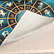 Table cloth for divination 50h50 cm.' Turquoise horoscope'. Tarot cards. taronessa. Online shopping on My Livemaster.  Фото №2