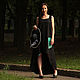 Order Linen Dress «Noir». mongolia. Livemaster. . Dresses Фото №3