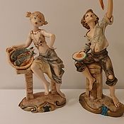 Винтаж handmade. Livemaster - original item Paired figurines 