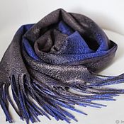 Аксессуары handmade. Livemaster - original item Men`s felted scarf Night Sky. Handmade.