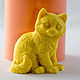 Silicone mold for soap 'cat 6 3D', Form, Shahty,  Фото №1