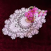 Для дома и интерьера handmade. Livemaster - original item Oval doily crochet No. №38. Handmade.