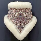 Аксессуары handmade. Livemaster - original item Pavlovoposadsky scarf 