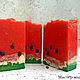 Soap from scratch 'Watermelon'. Soap. mastersoap. Online shopping on My Livemaster.  Фото №2