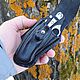 Чехол для ножа Spyderco Paramilitary 2. Ножи. ShalavinLeatherCraft (dshalavin). Ярмарка Мастеров.  Фото №4