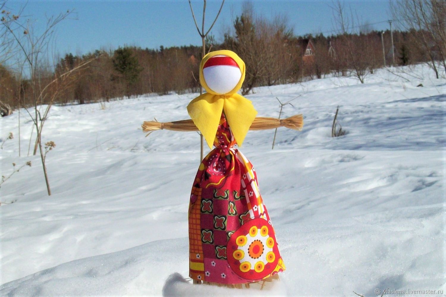 Чучело на Масленицу рост 30 см – купить на Ярмарке Мастеров – SH3KORU ...