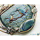 "The Bodiam's Kingfishers" колье RES. Колье. Julia Chernopazova Art Jewelry. Ярмарка Мастеров.  Фото №5