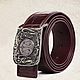 Genuine crocodile leather belt, with a 'libra' buckle'!. Straps. SHOES&BAGS. Online shopping on My Livemaster.  Фото №2