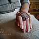 Set Ring earrings with lapis lazuli Lotus. Jewelry Sets. WOODMELODY. Online shopping on My Livemaster.  Фото №2