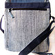 Tablet Bag Casual Sports Denim Messenger Bag. Tablet bag. Denimhandmade.Olga. My Livemaster. Фото №4