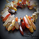 A bracelet made of beads: Carnelian placer, Bead bracelet, Rostov-on-Don,  Фото №1