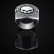 Украшения handmade. Livemaster - original item Ring Harley Davidson. Handmade.