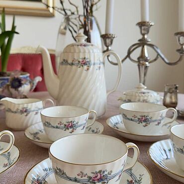 Винтаж ручной работы. Ярмарка Мастеров - ручная работа Винтаж: Чайный сервиз Royal Doulton Minton Chartwell, Англия 80-е. Handmade.