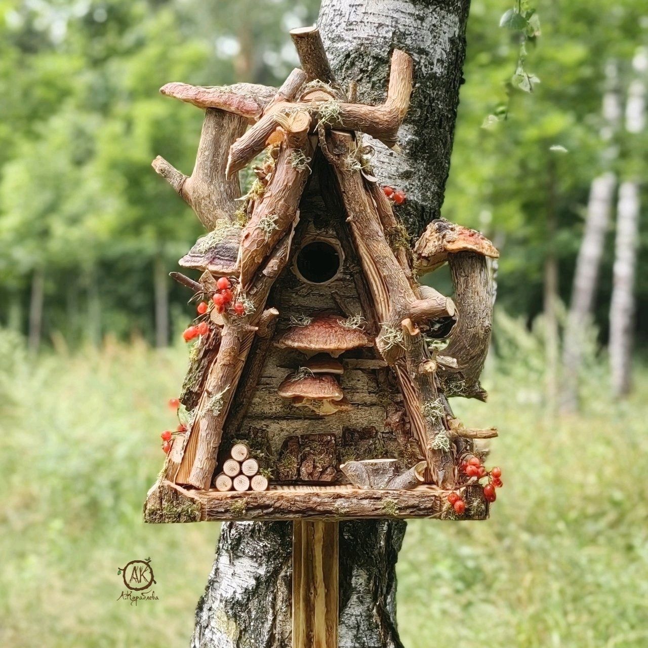 Скворечник, синичник. Стоковое фото № , фотограф Федор Королевский / Фотобанк Лори