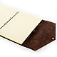A4 leather notebook with magnetic button made of genuine leather. Notebooks. Ptaho. My Livemaster. Фото №5