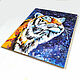 Order Painting Tiger Acrylic Cardboard 15 x 20 Predator Cat. matryoshka (azaart). Livemaster. . Pictures Фото №3